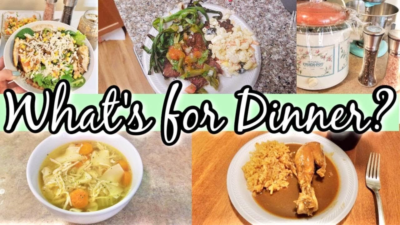 NEW! WHAT'S FOR DINNER? | EASY CROCKPOT & DINNER IDEAS | Crystal Evans