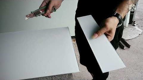 Hướng Dẫn Cắt Kính Bằng Dao Rọc Giấy | Lò Hải Thuông Official