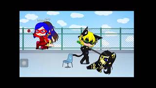 Si yo estuviera en miraculous ladybug gacha life + gacha club