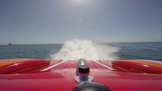 Chasing Skaters - Onboard Video - Lick This! 46' Offshore Racing Catamaran by Skater Powerboats