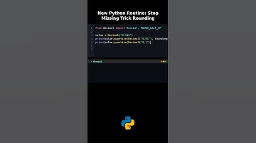 Nieuwe Python-routine: Voorkom het missen van afrondingsfouten #pythontricks
