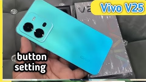 Back button setting in Vivo V25 , hide navigation gesture bar setting in Vivo V25