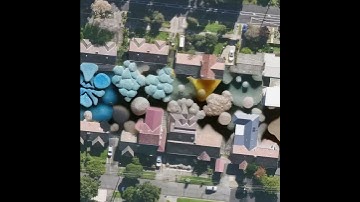 Stable Diffusion Drone Flyover Back Yard Hallucination