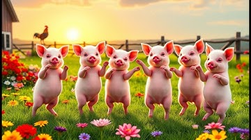 🔴 Bà Của Em Có Một Đàn Heo Con "Đàn Heo Con" 🐷🌸 |Heo nhảy múa| Cute Dancing Piglets |Soda music kids
