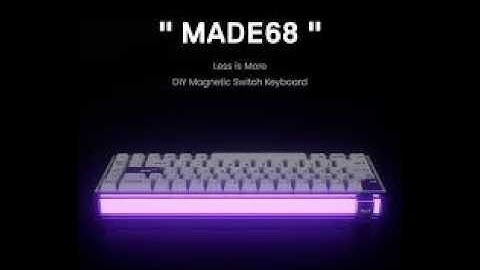 Setup rappid trigger & snap tap trên MelGeek Made68