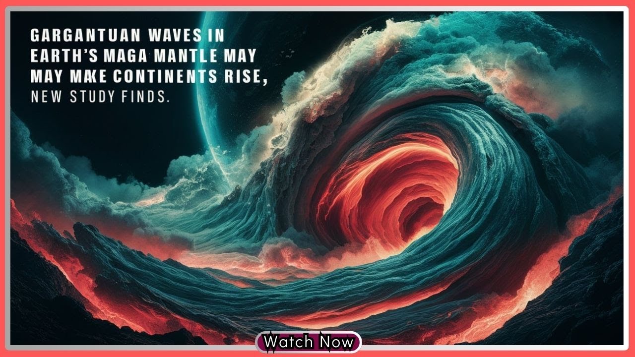 Gargantuan waves in Earth's mantle may make continents rise, new study finds