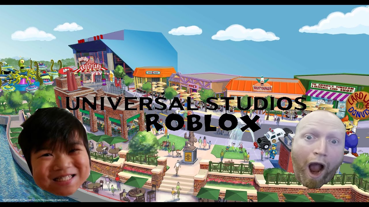 Visiting Springfield Universal Studios Roblox Youtube - the simpsons ride universal studios roblox