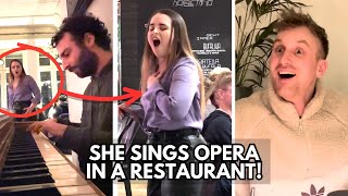 QUEEN OF THE NIGHT in a restaurant.. People were shocked