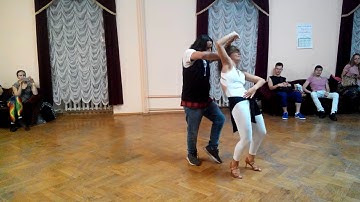 Mafie Zouker & Anna - Zouk demo (Neo&flow class)