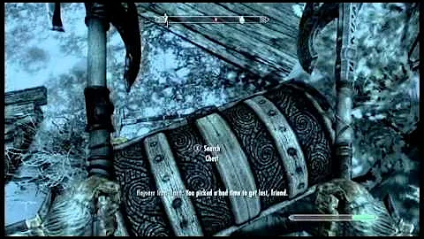 Lets Play Skyrim ep 15- old man dies of alcohol poison