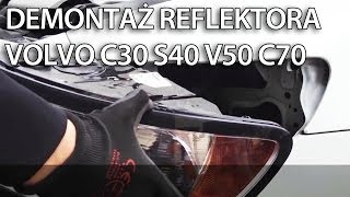 Jak Wyjąć Lampy Przednie Z Volvo C30, S40, V50, C70 (Wymiana Żarówki) - Youtube