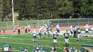 IWU Football 9-17-2011 Joey Driver's Touchdown at end of 1st half