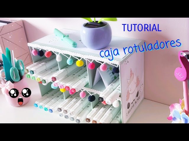 DIY organizador para rotuladores tipo copic! -Touchfive- manualidades love  scrap 