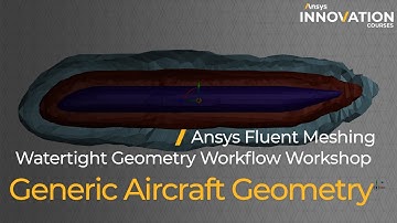 Generic Aircraft Geometry Tutorial Using Ansys Fluent Meshing Watertight Geometry Workflow