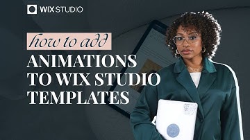 How to Add Professional Animations to Wix Studio Templates | Animation Effects Tutorial