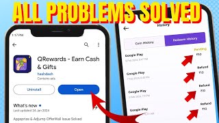 Quick Rewards App Refund Problem | Quick Rewards App Redeem Problem | Quick Rewards Pending Problem screenshot 3