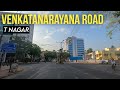 Chennai 4k  t nagar  venkatanarayana road  south boag road