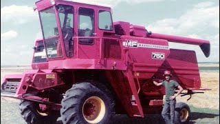Z Crew  The Early Years Wheat Harvest 1988  Massey Ferguson Combines