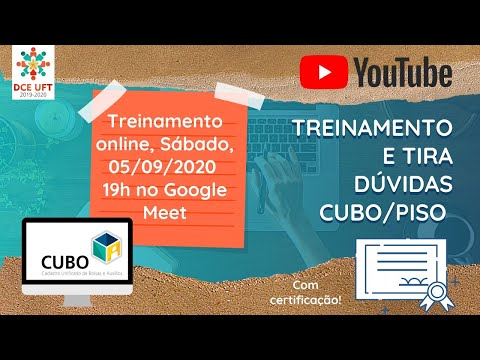 TREINAMENTO E TIRA DÚVIDAS CUBO/PISO