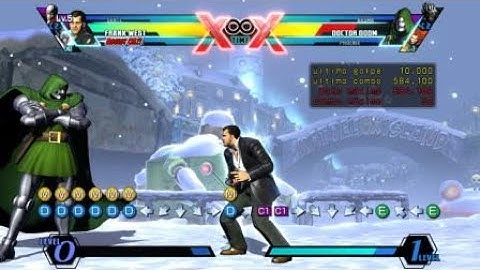 UMvC3 Firebrand to lvl 5 Frank raw tag combo concept ft Jam session