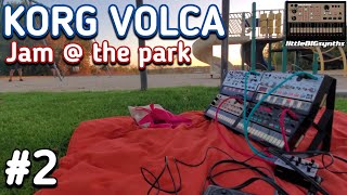 Korg Volcas | Ambient Jam at the Park ft. Volca Modular, Bass, Keys, and FM