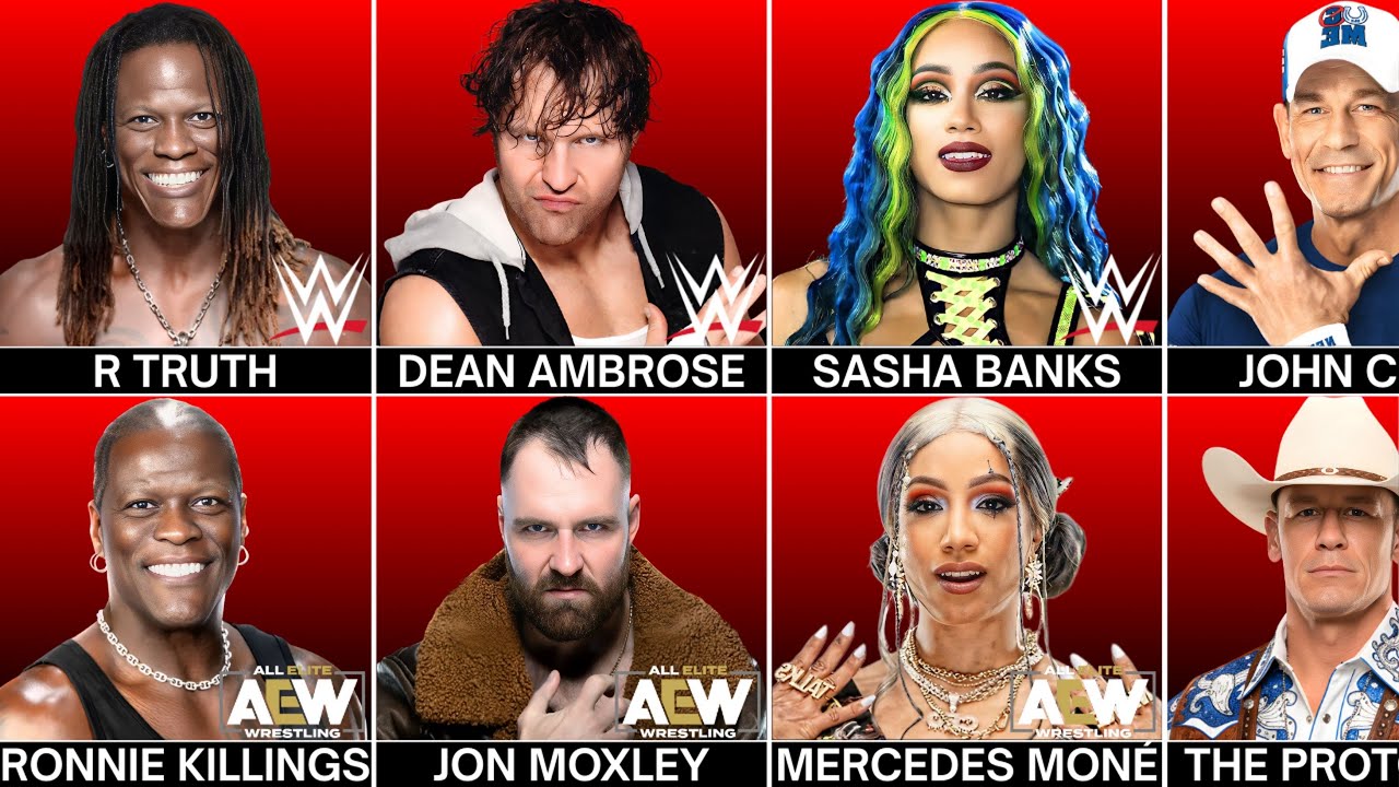 WWE Superstars Who Joined AEW And Their First Debut Year | wrestlinginc ...
