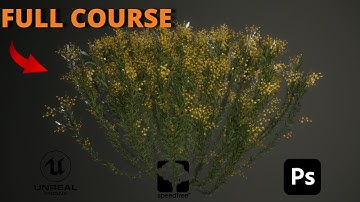 Complete Foliage Tutorial – Grass & Bush Creation SpeedTree for Unreal Engine (4H Full Course)