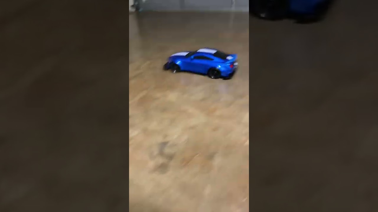 Doing donuts on a RC car🍩
