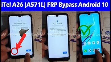 iTel A26 (A571L) FRP Bypass Android 10 Without PC