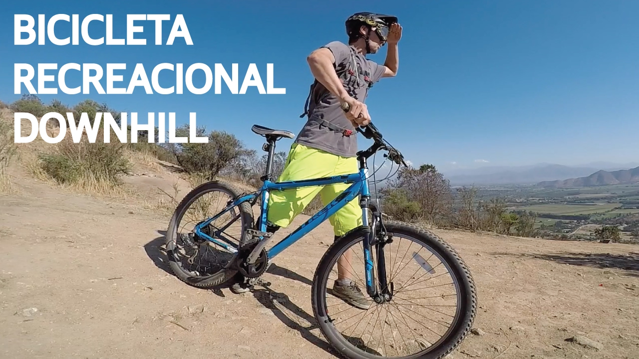 nitrógeno Comedia de enredo Hecho de Downhill y Saltos con una Bicicleta de Mountain Bike para Principiantes! DH  Recreacional! - YouTube