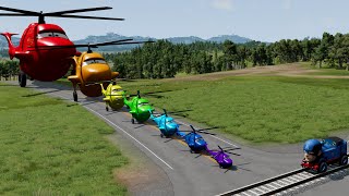 DACIA, VOLSKWAGEN, FORD, BMW COLOR POLICE CARS TRANSPORTING WITH TRUCKS - BeamNG.drive