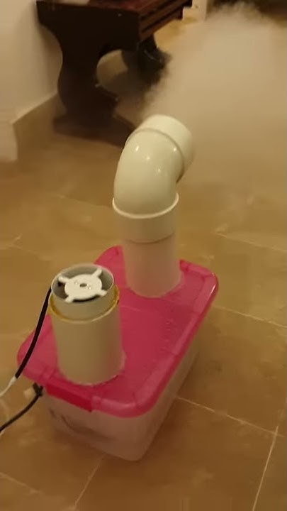 Home made Ultrasonic Humidifier - YouTube