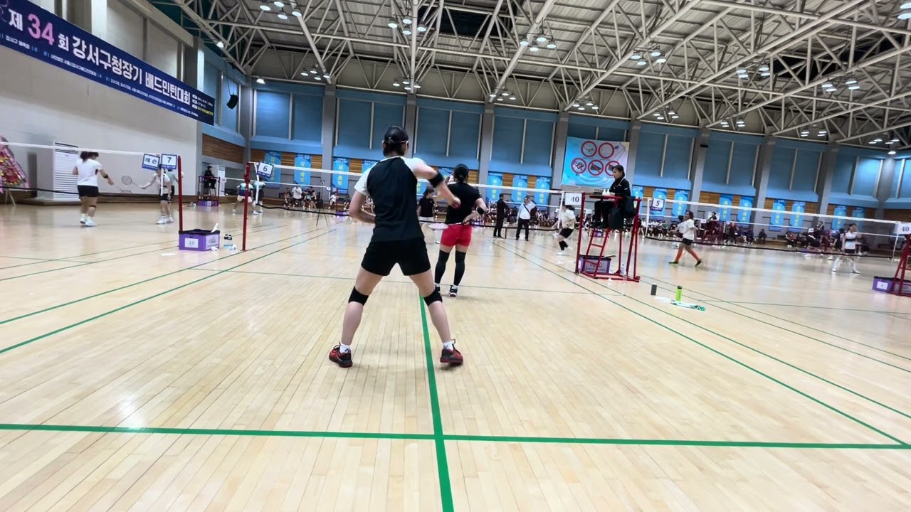 강서구 배드민턴대회 40대 여복 D조 준결승