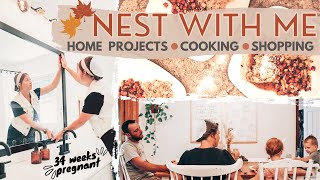 MENNONITE MOM Nest with Me: organize, cook, house projects + grocery haul and shop with me!