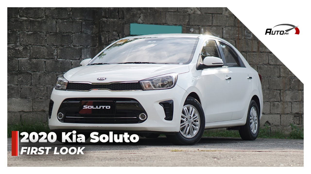 2020 Kia Soluto 1.4 EX - First Look (Philippines) - YouTube