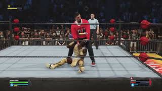 WWE 2K24 Gameplay - Andre Chase Vs Scrypts