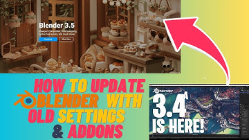 How to Update Blender 3.4 to 3.5 without loosing old Settings| #blender3d #blender #blendertutorial