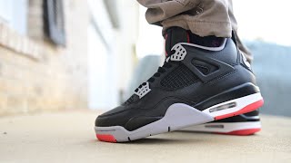 EARLY look On foot Look Jordan 4 Reimagined bred Boom1950