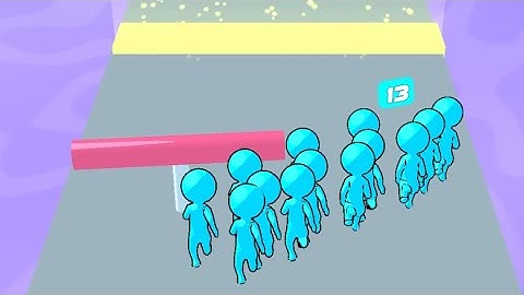 Runner Pusher - All Levels Gameplay Android, iOS