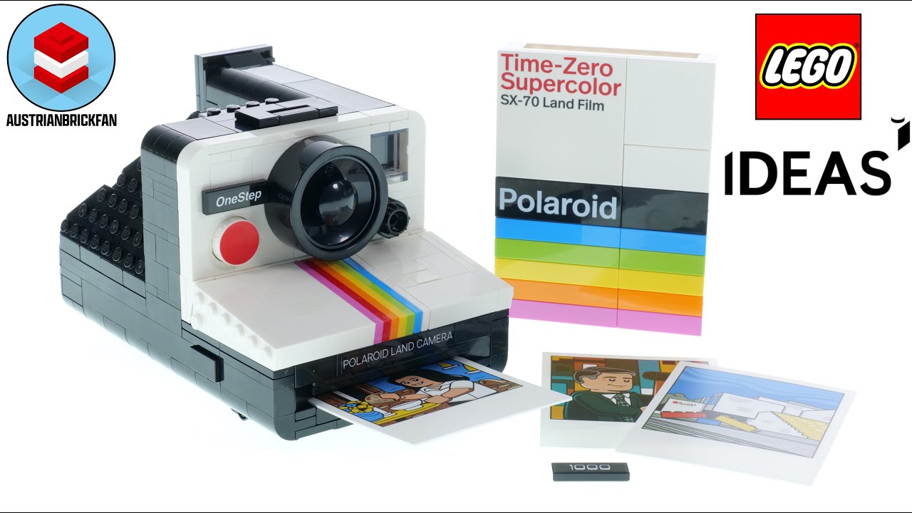 LEGO Ideas 21345 Polaroid OneStep SX-70 Camera – LEGO Speed Build