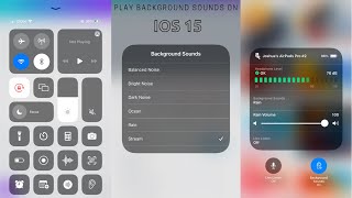 iOS15: Background Sounds (Rain) Feauture on AirPods