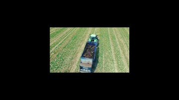 Spreading compost on our hay fields (old video)