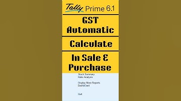 GST Auto Calculation in Tally Prime | Best Features | Kya Apne Use Kiya Hai Ki Nhi | #shorts