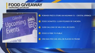 Local organizations to host food giveaway in Crystal Springs