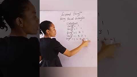 Using pascal triangles to expand brackets. #short #mathstips #binomialexpansion #pascaltriangle