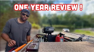 One Year Pelican Bass Raider 10e Review! (on the water)