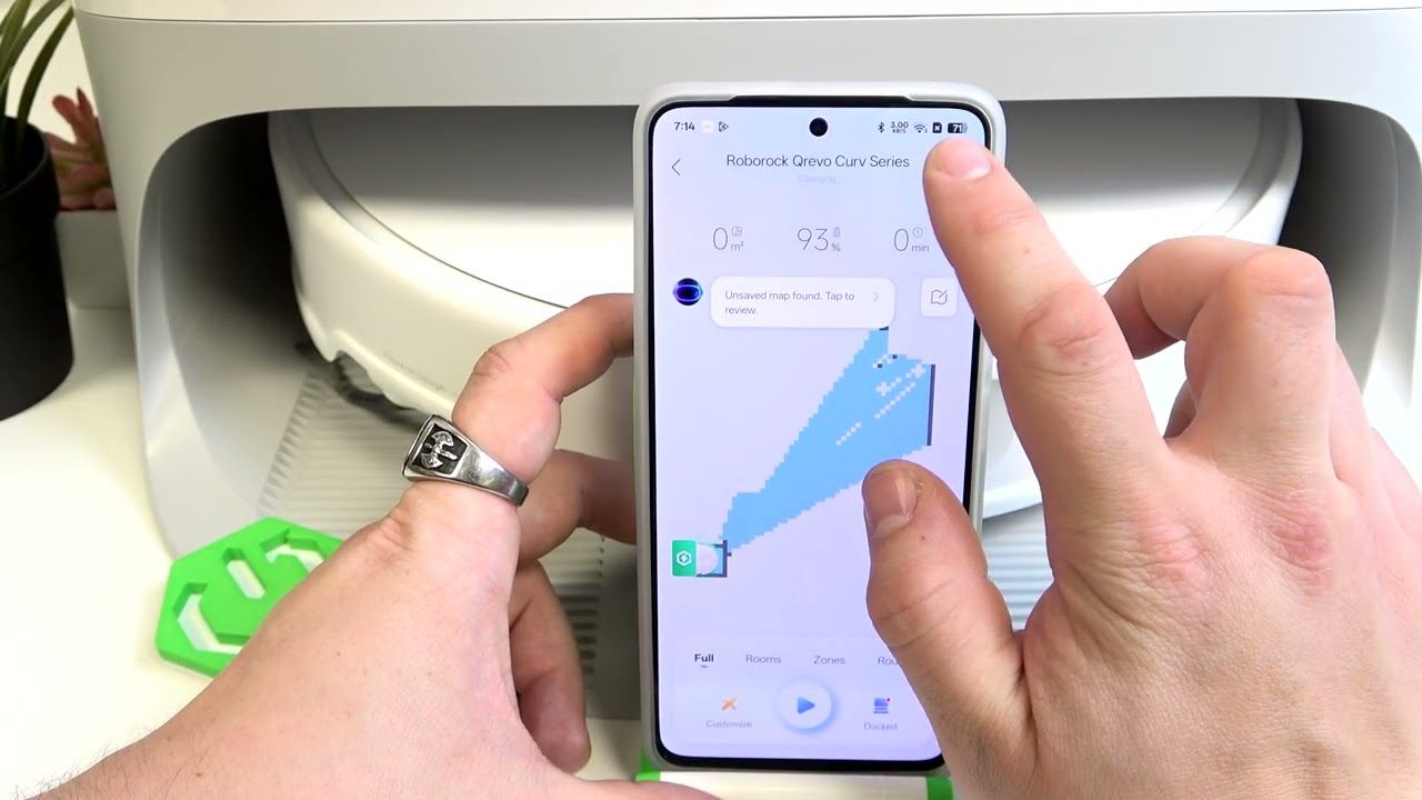 ROBOROCK Qrevo Curv 5A1 – How to Check Serial Number in App