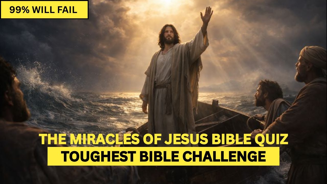 10 Powerful Miracles of Jesus Christ | Bible Miracles Quiz(Test Your Bible Knowledge) | 
