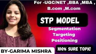 STP Model in Marketing Management || Segmentation, Targeting, Positioning || BBA, MBA, B.com, M.com