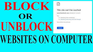 How to Block/Unblock any Websites in Computer Without Software.